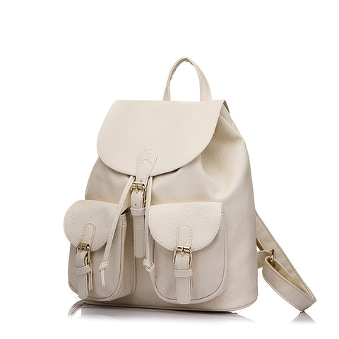 Artificial Leather Fashion Women Backpack