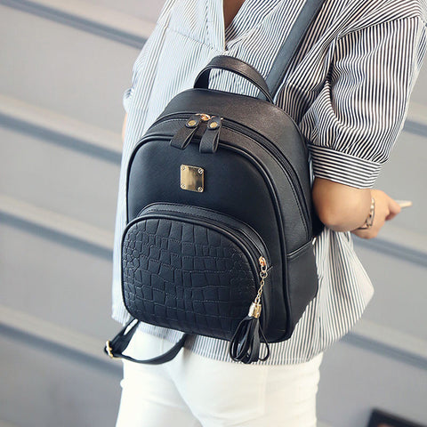 Fashion PU Pattern Leather Backpack